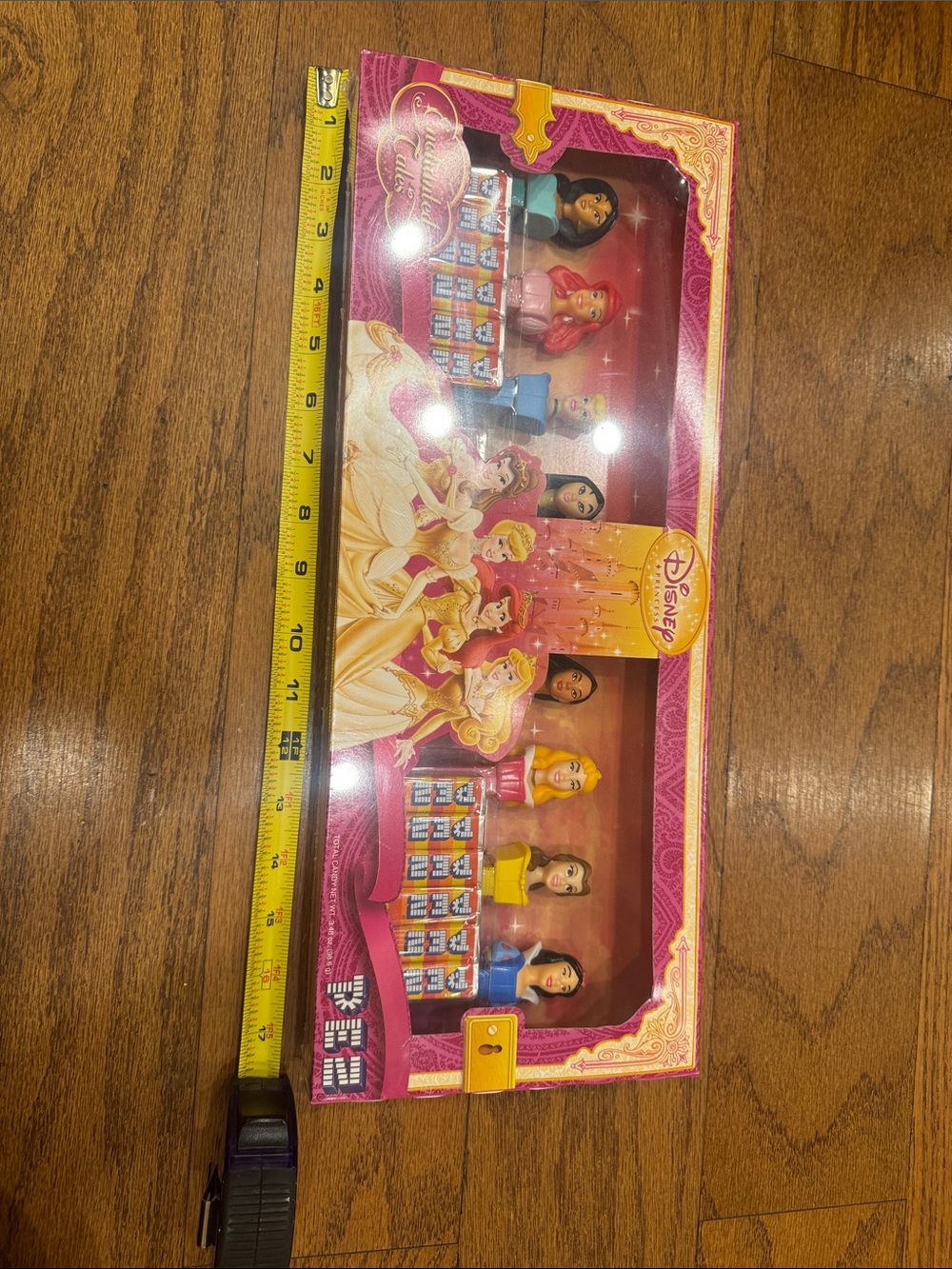 Disney Pink Boxed Princess enchanted tales Mini pez set.